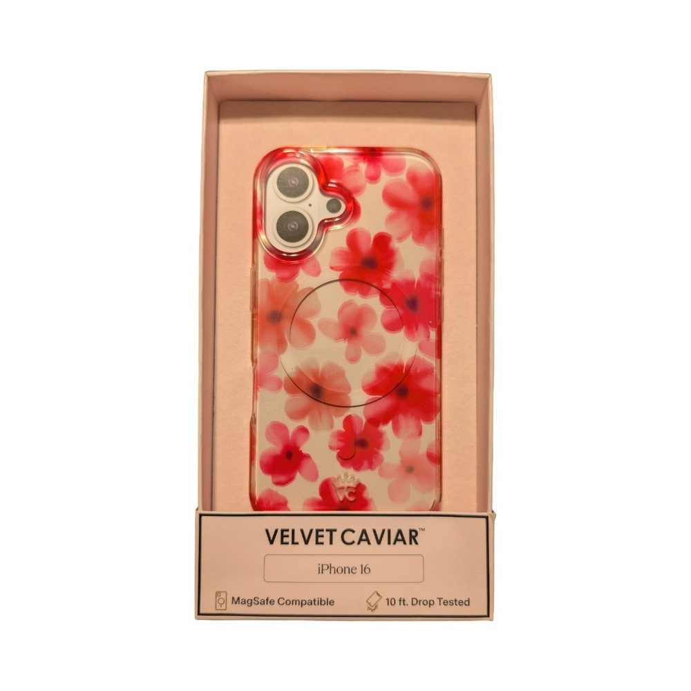 Z4-N VELVET CAVIAR - MagSafe Case for Apple iPhone 16‎ - Cherry Blossom